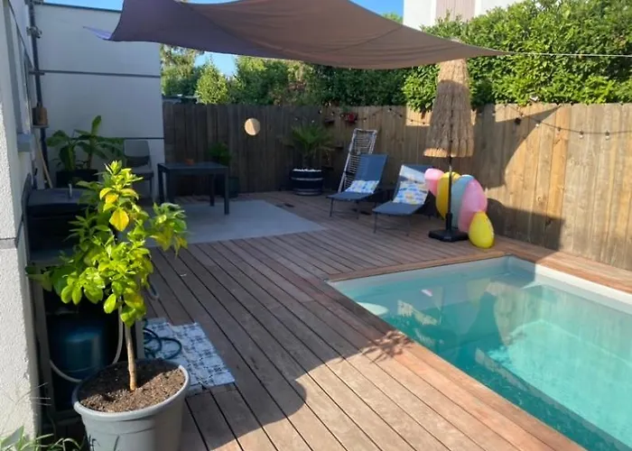 Maison, Piscine Centreville Gujan-Mestras 4 Hotes