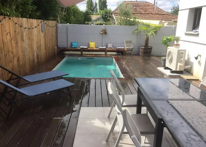 Maison, Piscine Centreville Gujan-Mestras 4 Hotes